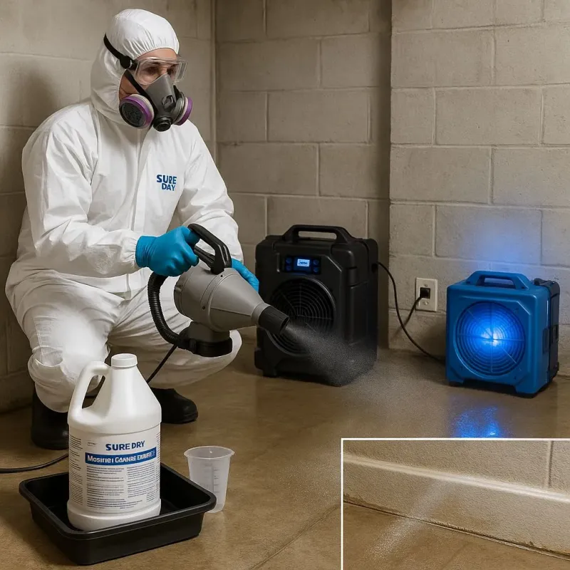 Sanitization and Odor Removal process in Fergus Falls, MN
