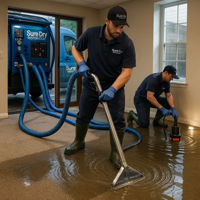 Water Extraction and Removal process in Fergus Falls, MN